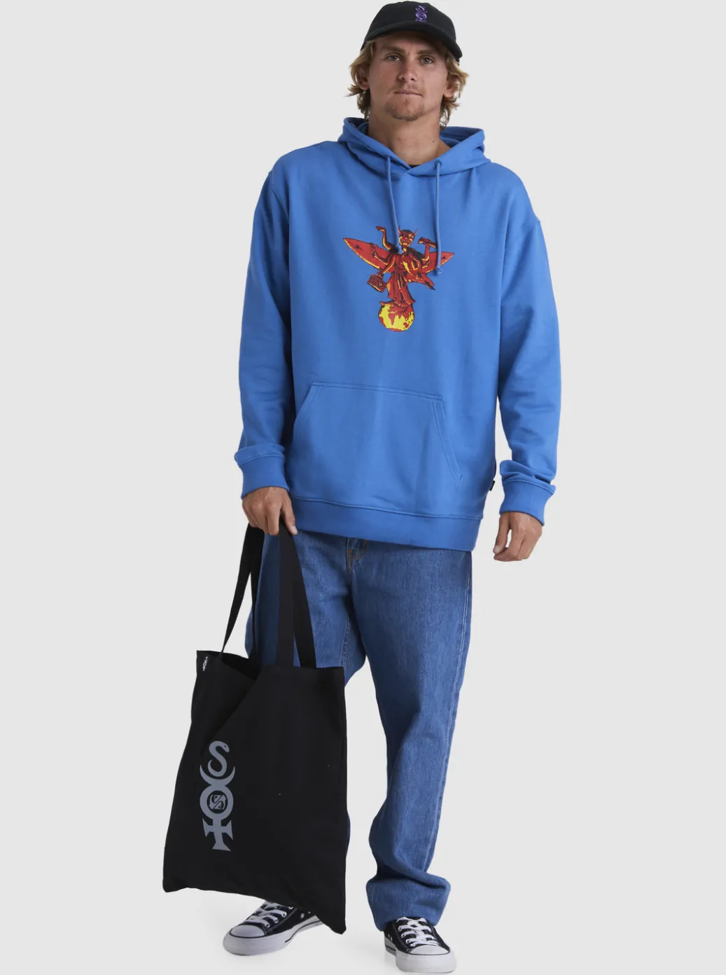 Outlet Quiksilver Surfer'S Of Fortune Hoodie Star Sapphire