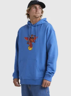 Outlet Quiksilver Surfer'S Of Fortune Hoodie Star Sapphire