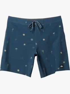 Flash Sale Quiksilver Surfsilk 69 18" Boardshorts Midnight Navy Heat Waves