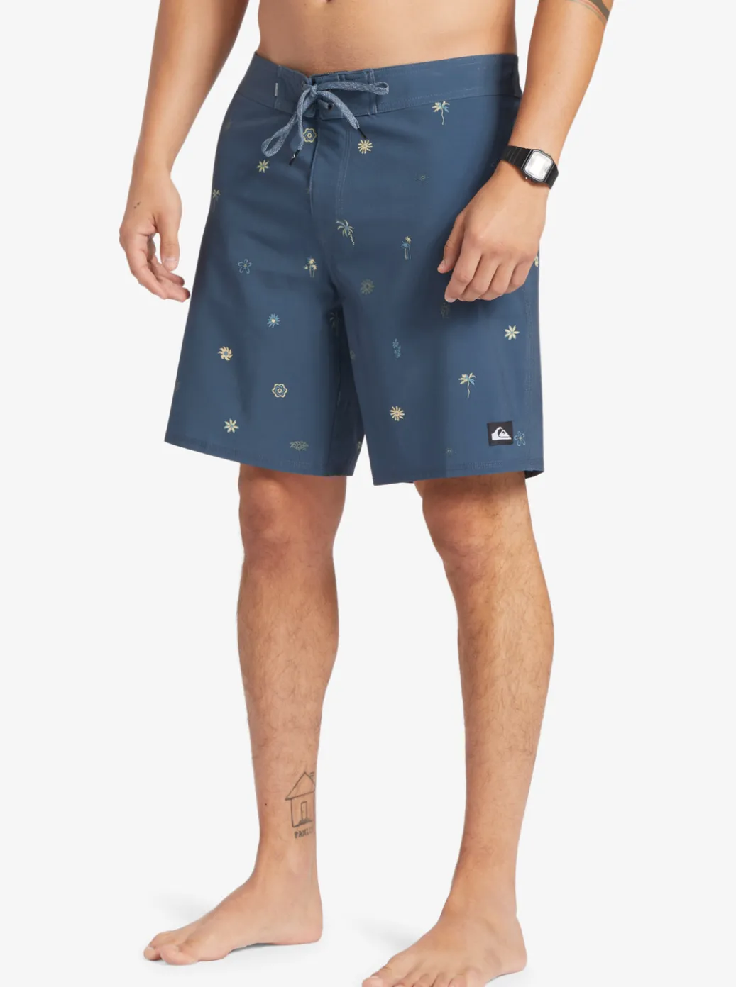 Flash Sale Quiksilver Surfsilk 69 18" Boardshorts Midnight Navy Heat Waves