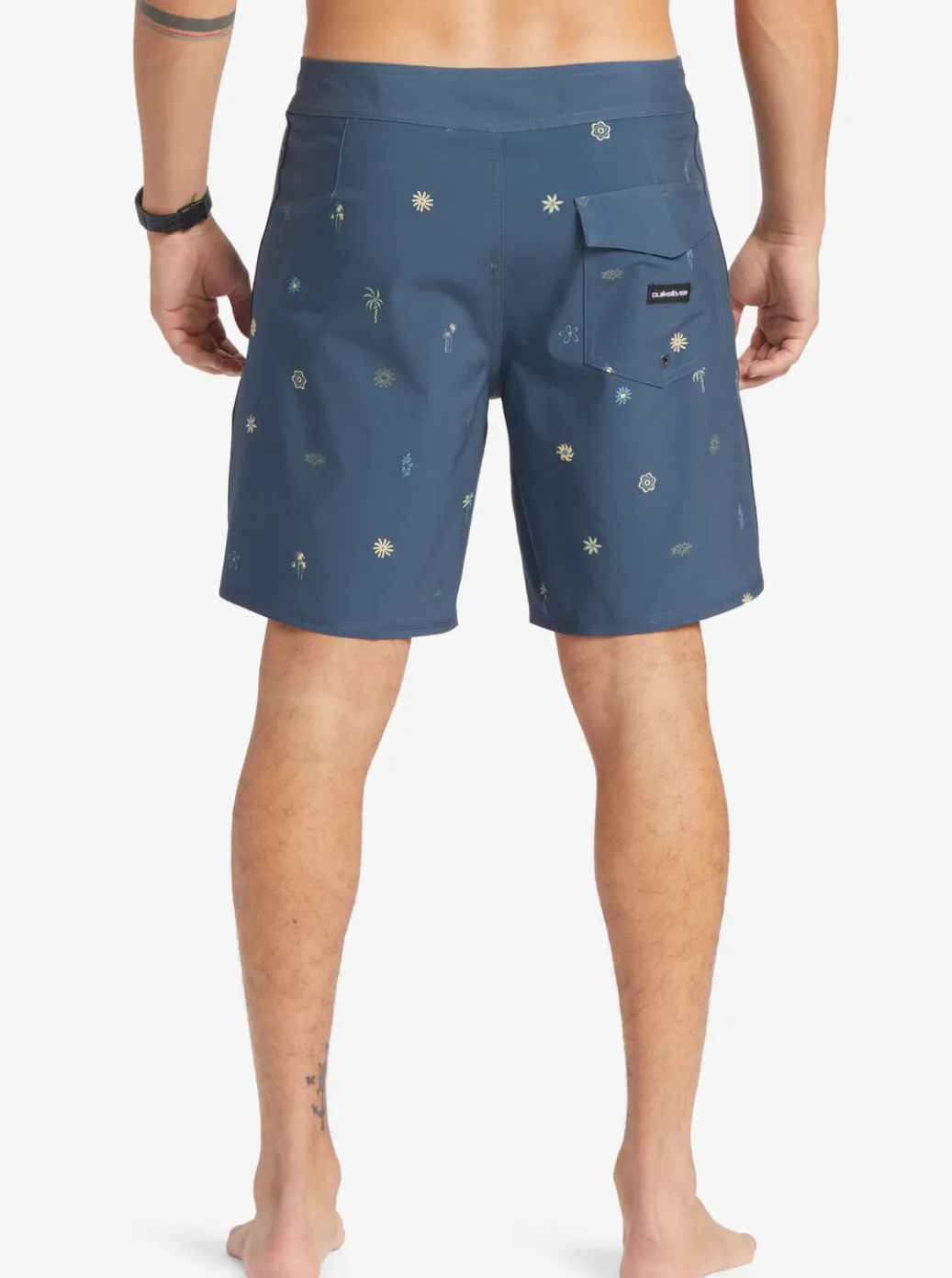 Flash Sale Quiksilver Surfsilk 69 18" Boardshorts Midnight Navy Heat Waves