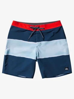 Outlet Quiksilver Surfsilk Air Brush 19" Boardshorts Midnight Navy