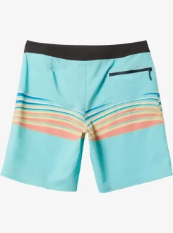 Cheap Quiksilver Surfsilk Air Brush 19" Boardshorts Blue Radiance