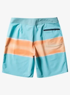 Discount Quiksilver Surfsilk Air Brush 19" Boardshorts Angel Blue