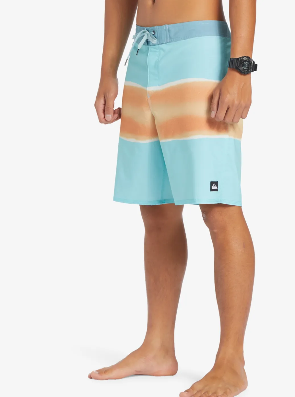 Discount Quiksilver Surfsilk Air Brush 19" Boardshorts Angel Blue