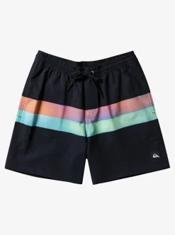 Discount Quiksilver Surfsilk Air-Brush 17" Volleys For Men Black