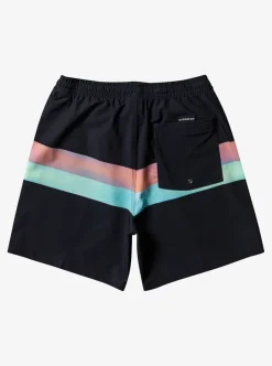 Discount Quiksilver Surfsilk Air-Brush 17" Volleys For Men Black