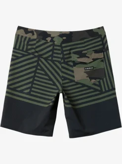 Best Sale Quiksilver Surfsilk Hawaii Flag 20 20" Boardshorts Black