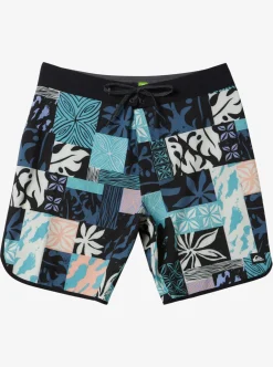Shop Quiksilver Surfsilk Hawaii Scallop 19 19" Boardshorts Black