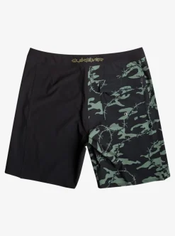 Cheap Quiksilver Surfsilk Mikey Arch 19" Boardshorts Black