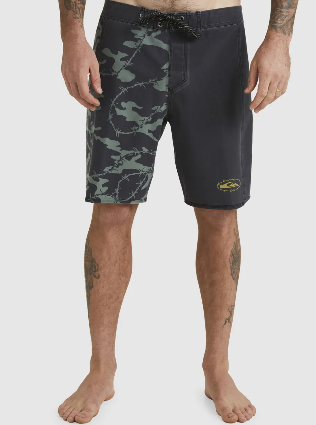 Cheap Quiksilver Surfsilk Mikey Arch 19" Boardshorts Black