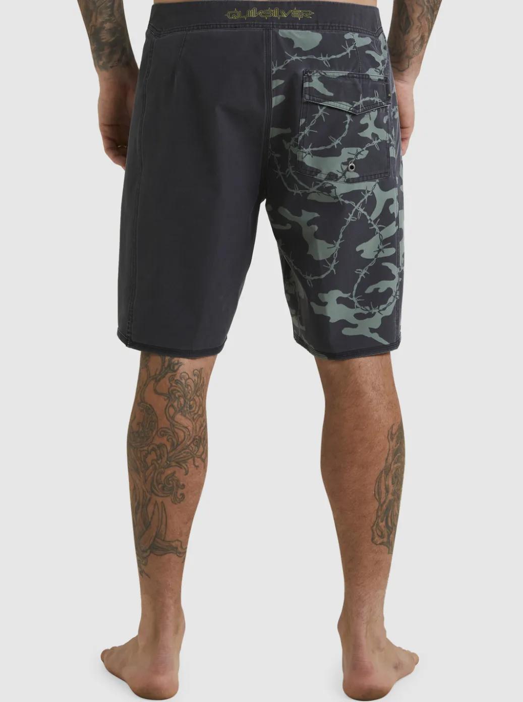 Cheap Quiksilver Surfsilk Mikey Arch 19" Boardshorts Black