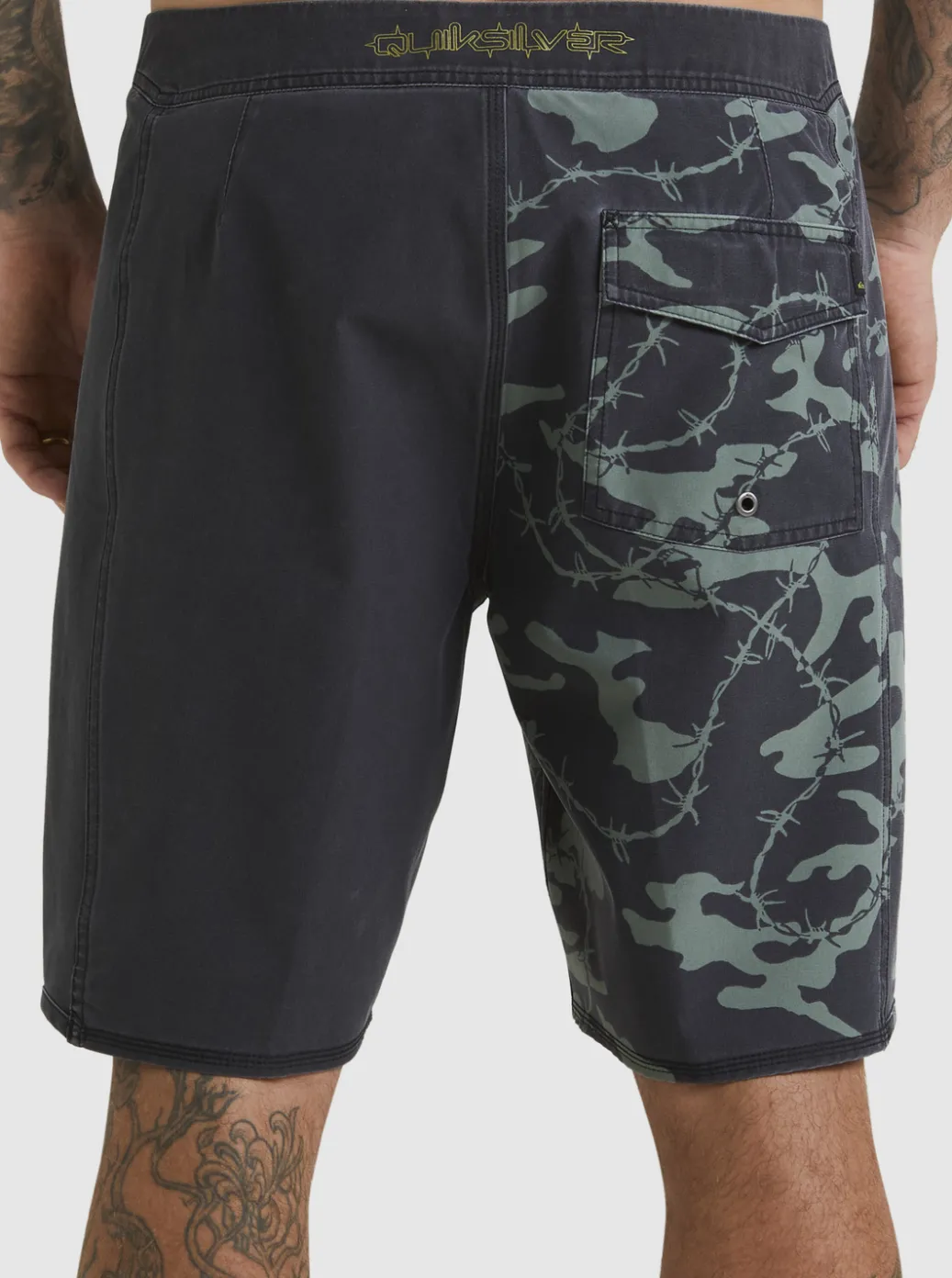 Cheap Quiksilver Surfsilk Mikey Arch 19" Boardshorts Black