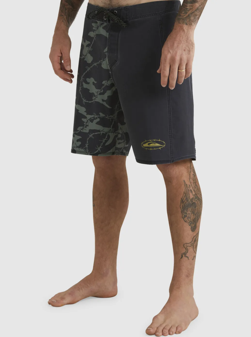 Cheap Quiksilver Surfsilk Mikey Arch 19" Boardshorts Black