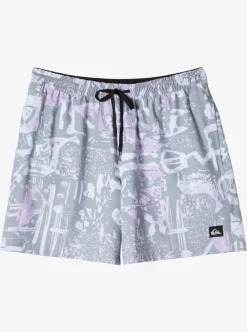 Cheap Quiksilver Surfsilk Mix 17" Volleys Iron Gate