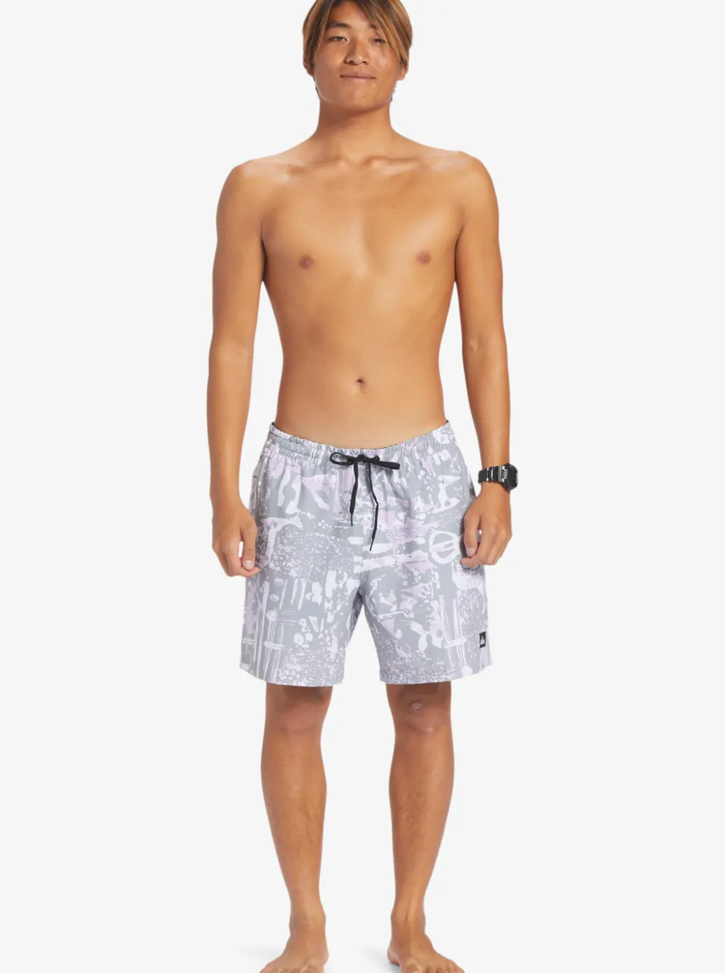 Cheap Quiksilver Surfsilk Mix 17" Volleys Iron Gate