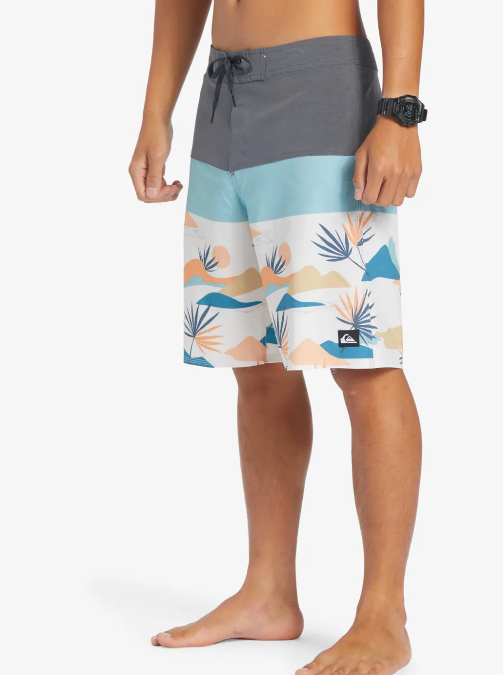 Best Quiksilver Surfsilk Panel 20" Boardshorts Iron Gate