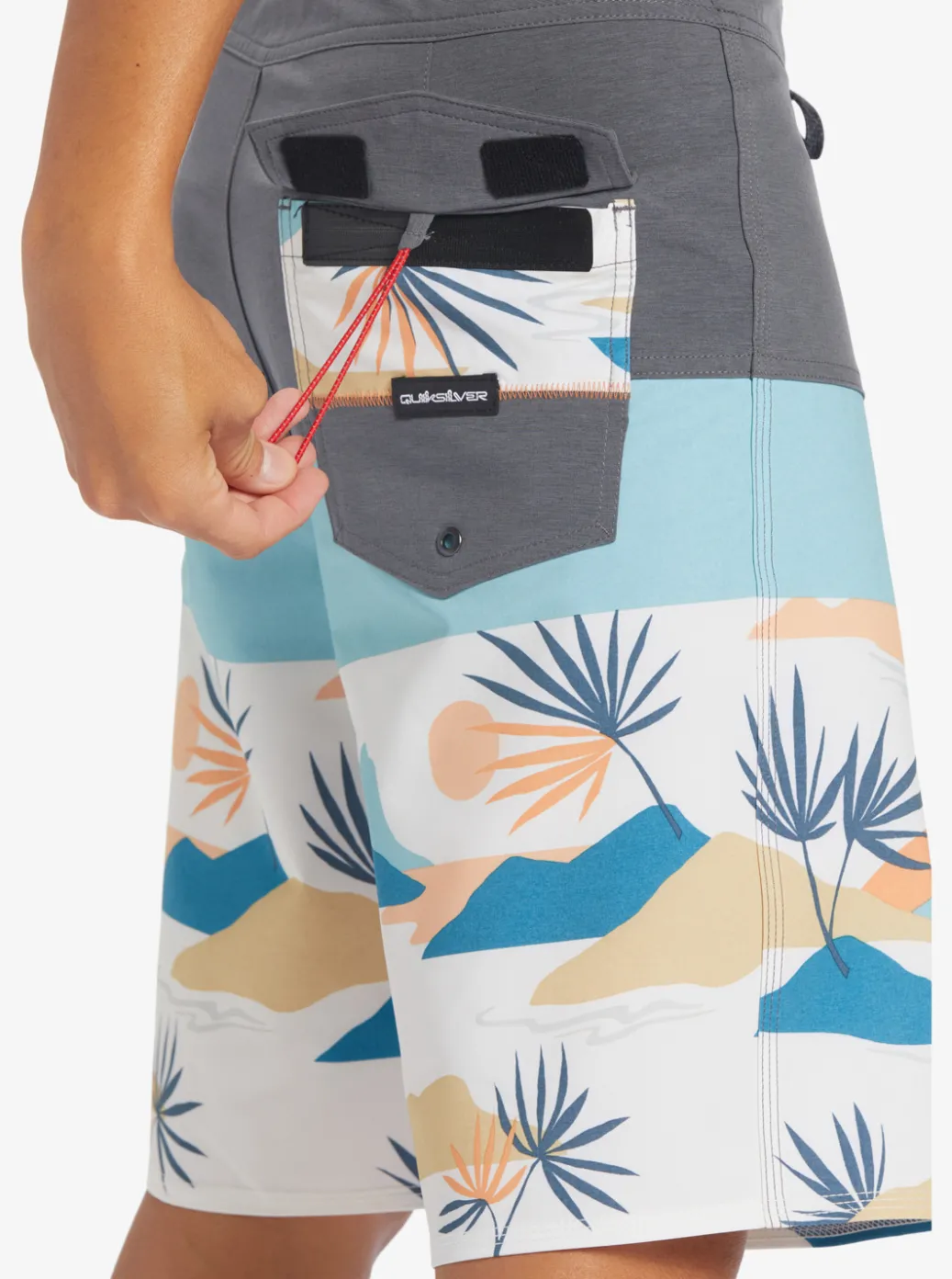 Best Quiksilver Surfsilk Panel 20" Boardshorts Iron Gate