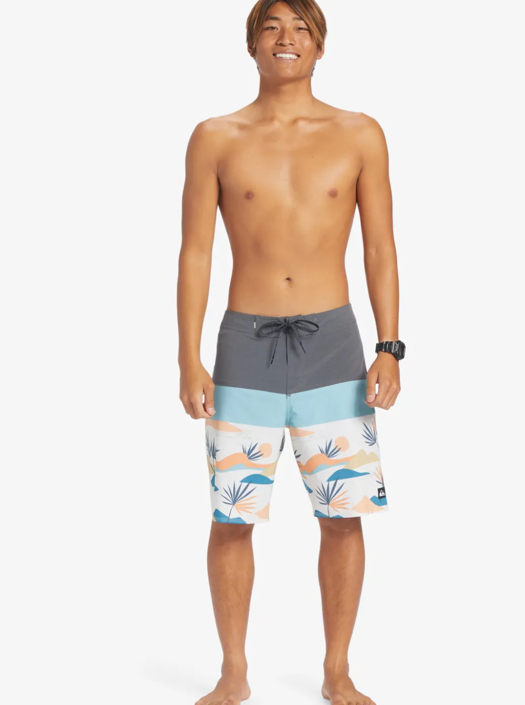 Best Quiksilver Surfsilk Panel 20" Boardshorts Iron Gate