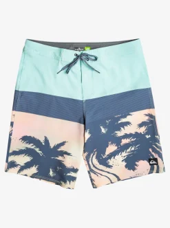 Discount Quiksilver Surfsilk Panel 20" Boardshorts Pastel Turquoise