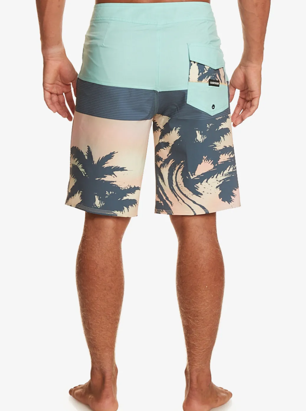Discount Quiksilver Surfsilk Panel 20" Boardshorts Pastel Turquoise