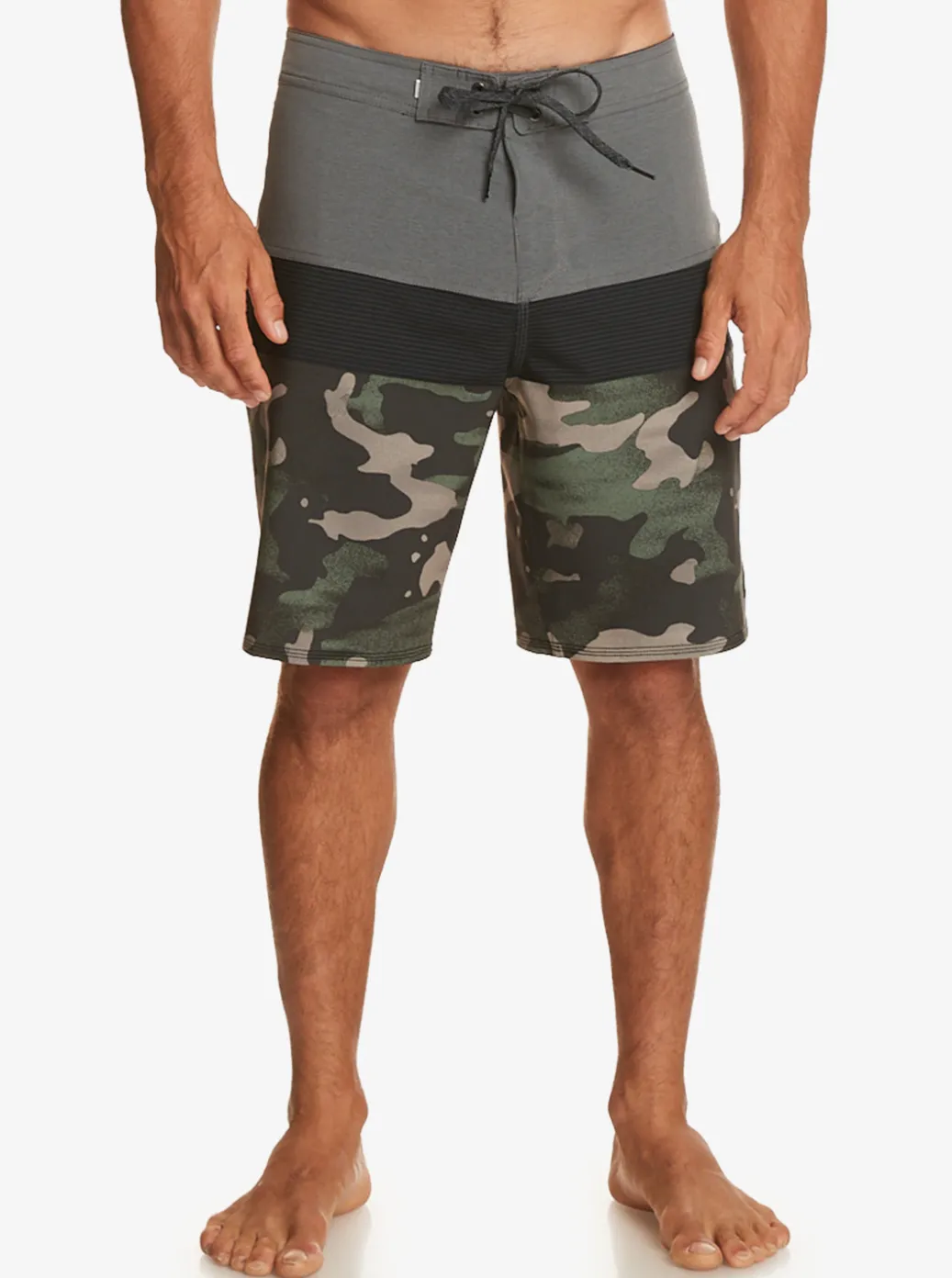 Shop Quiksilver Surfsilk Panel 20" Boardshorts Iron Gate