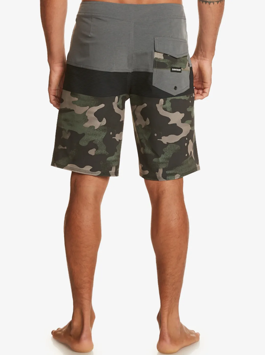 Shop Quiksilver Surfsilk Panel 20" Boardshorts Iron Gate