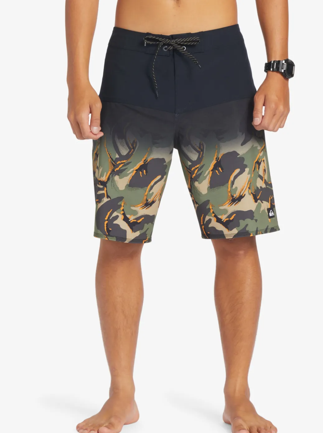 New Quiksilver Surfsilk Panel 20" Boardshorts Black