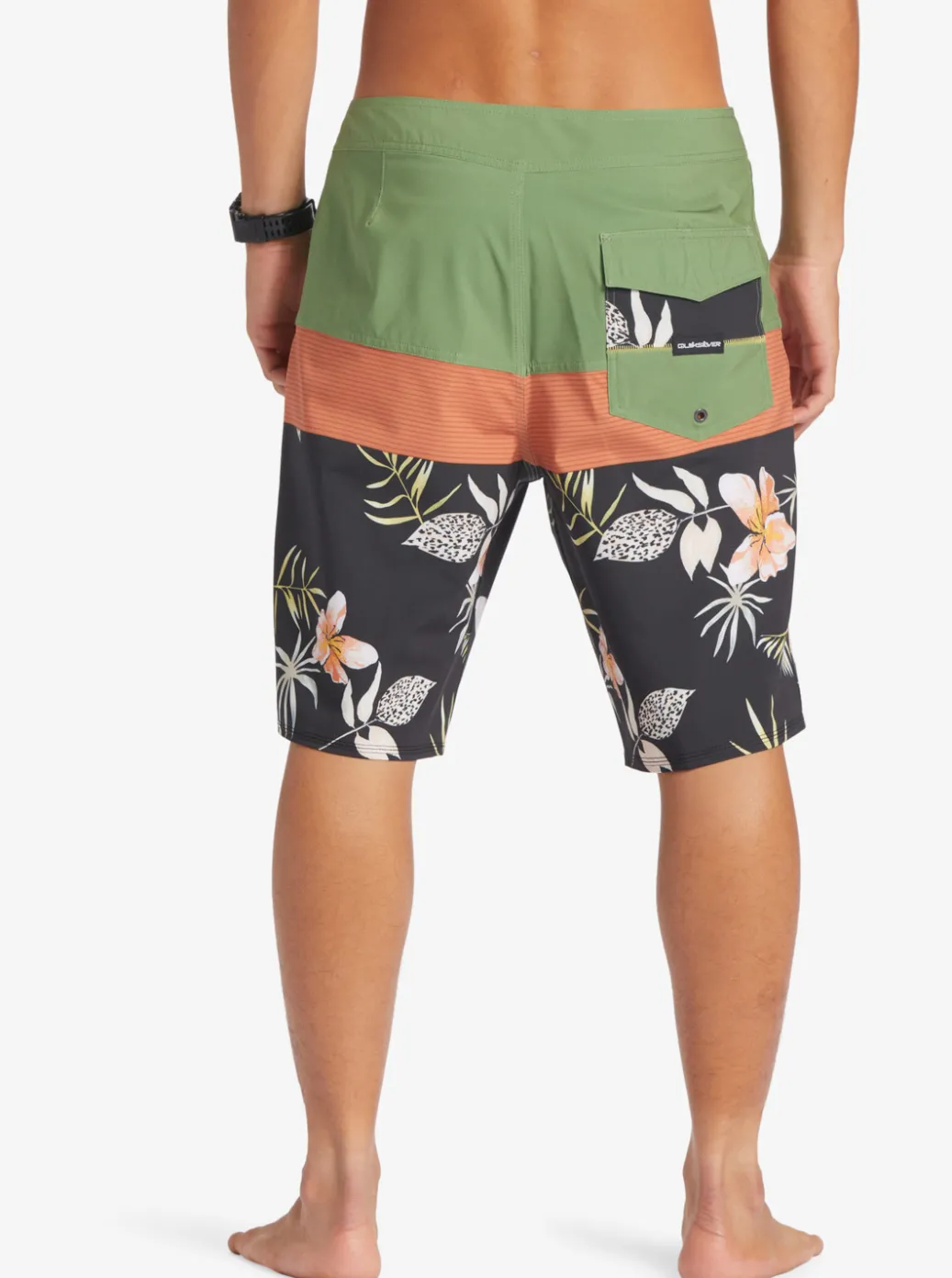 Flash Sale Quiksilver Surfsilk Panel 20" Boardshorts Black