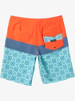 Sale Quiksilver Surfsilk Panel 20" Boardshorts Fiery Coral
