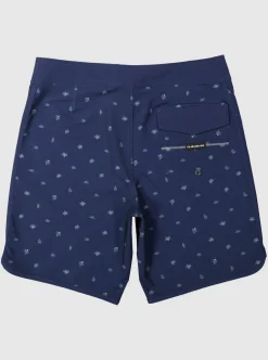 Store Quiksilver Surfsilk Scallop 19" Boardshorts Naval Accademy