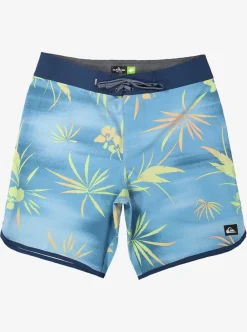 Best Quiksilver Surfsilk Scallop 19" Boardshorts Azure Blue