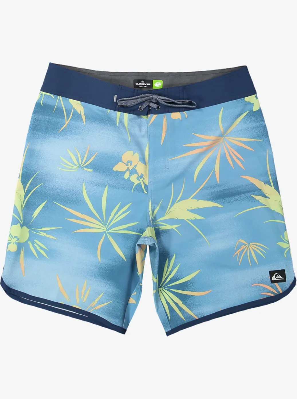 Best Quiksilver Surfsilk Scallop 19" Boardshorts Azure Blue