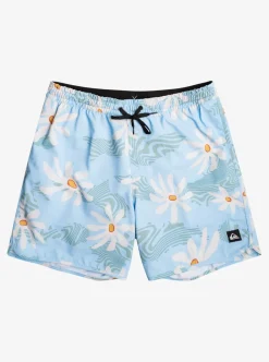 Best Sale Quiksilver Surfsilk Scallop Volley 17" Volleys Clear Sky