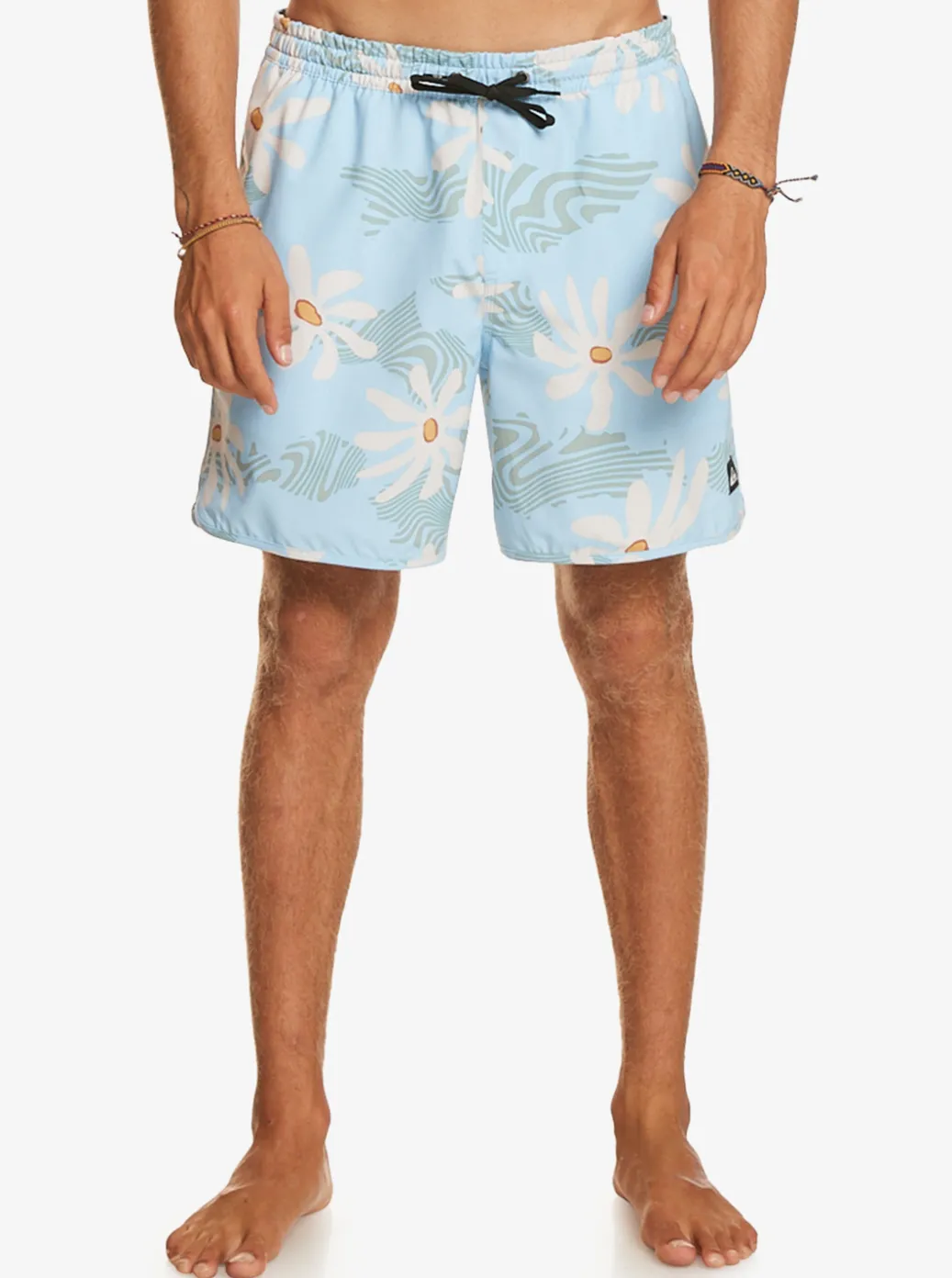 Best Sale Quiksilver Surfsilk Scallop Volley 17" Volleys Clear Sky