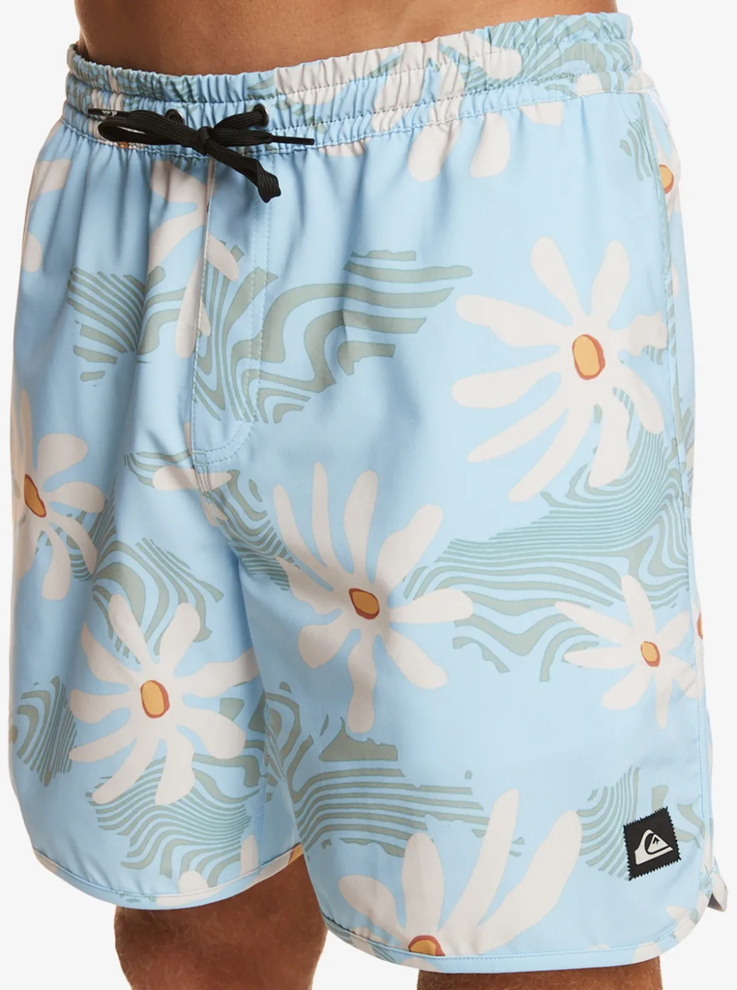 Best Sale Quiksilver Surfsilk Scallop Volley 17" Volleys Clear Sky