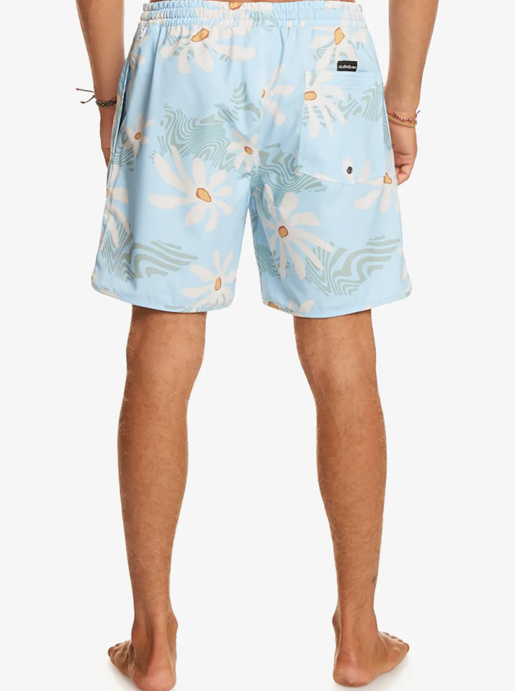 Best Sale Quiksilver Surfsilk Scallop Volley 17" Volleys Clear Sky