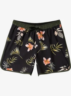 Sale Quiksilver Surfsilk Scallop Volley 17" Volleys Black