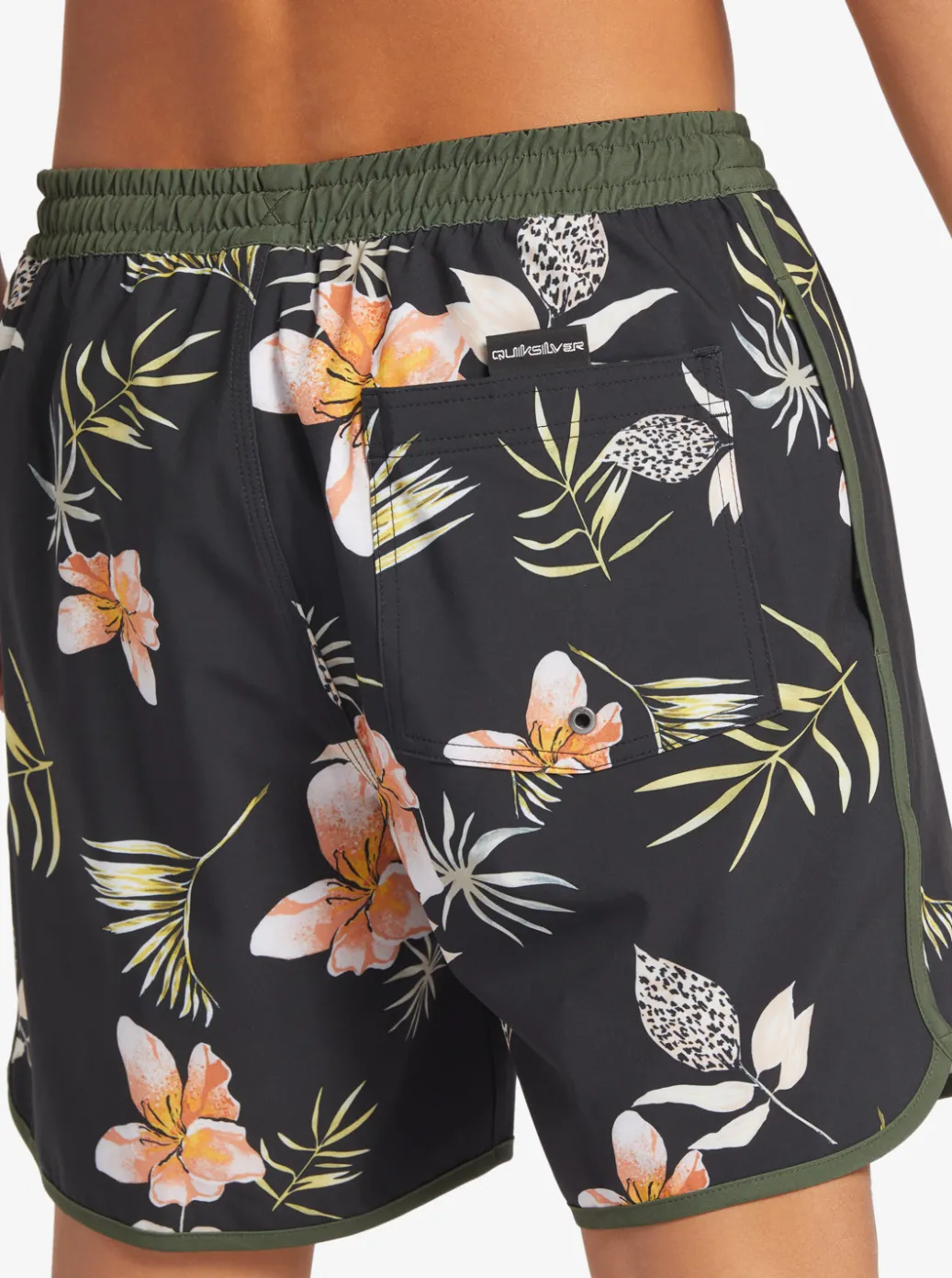 Sale Quiksilver Surfsilk Scallop Volley 17" Volleys Black
