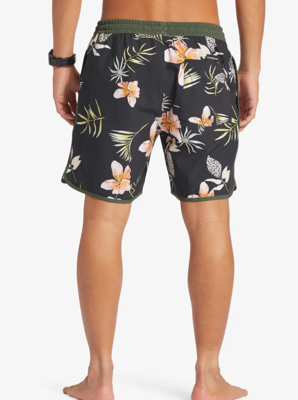 Sale Quiksilver Surfsilk Scallop Volley 17" Volleys Black