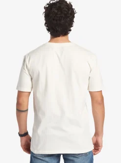 Cheap Quiksilver Swell Vision Stripe Pocket T-Shirt Gardenia