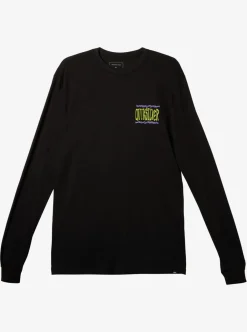 Online Quiksilver Taking Roots Long Sleeve T-Shirt Black