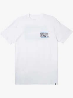 Outlet Quiksilver Taking Roots T-Shirt White