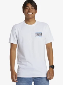 Outlet Quiksilver Taking Roots T-Shirt White