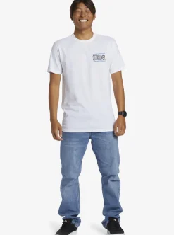 Outlet Quiksilver Taking Roots T-Shirt White