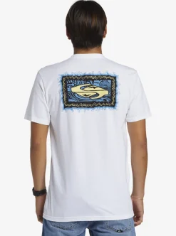 Outlet Quiksilver Taking Roots T-Shirt White