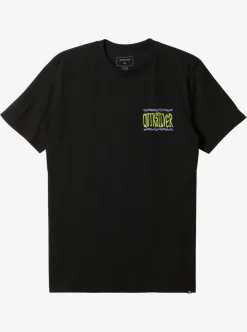 Online Quiksilver Taking Roots T-Shirt Black