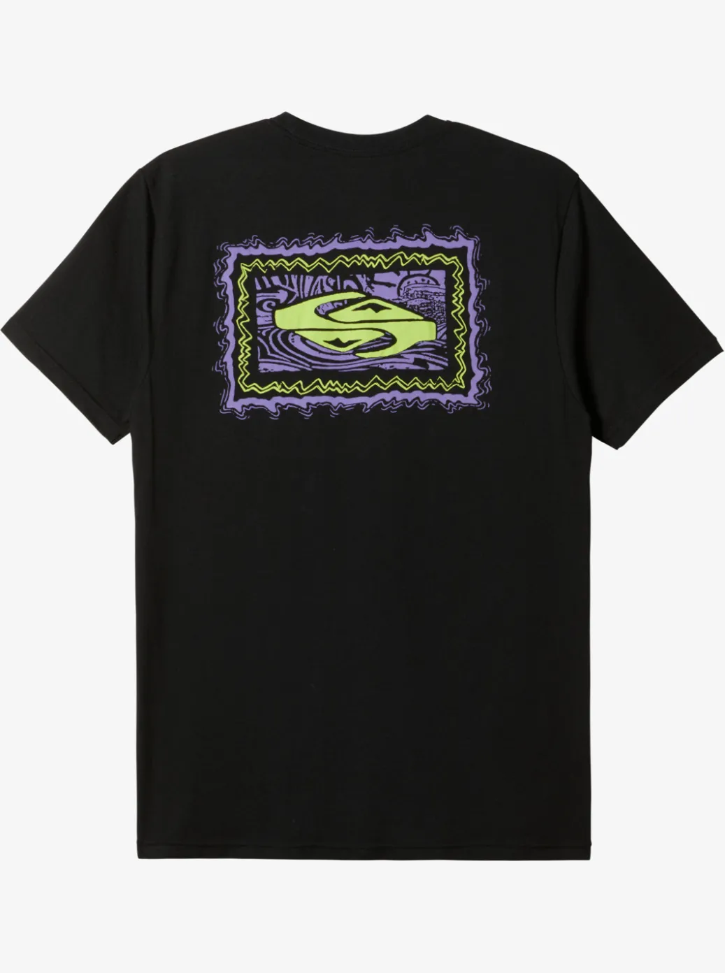 Online Quiksilver Taking Roots T-Shirt Black