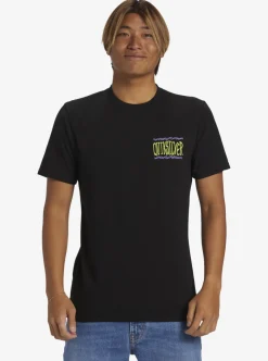 Online Quiksilver Taking Roots T-Shirt Black