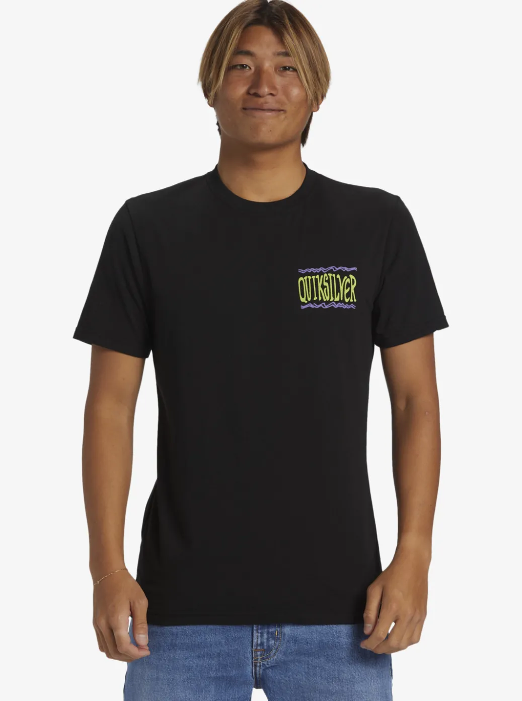 Online Quiksilver Taking Roots T-Shirt Black